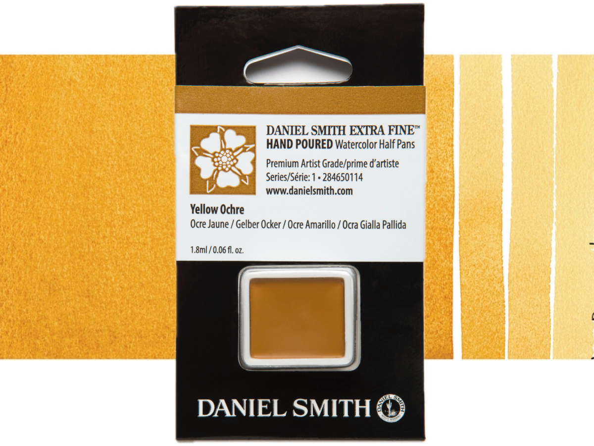 DANIEL SMITH AQUARELLFARBE 1/2 NAPF S1 114 YELLOW OCHRE 1