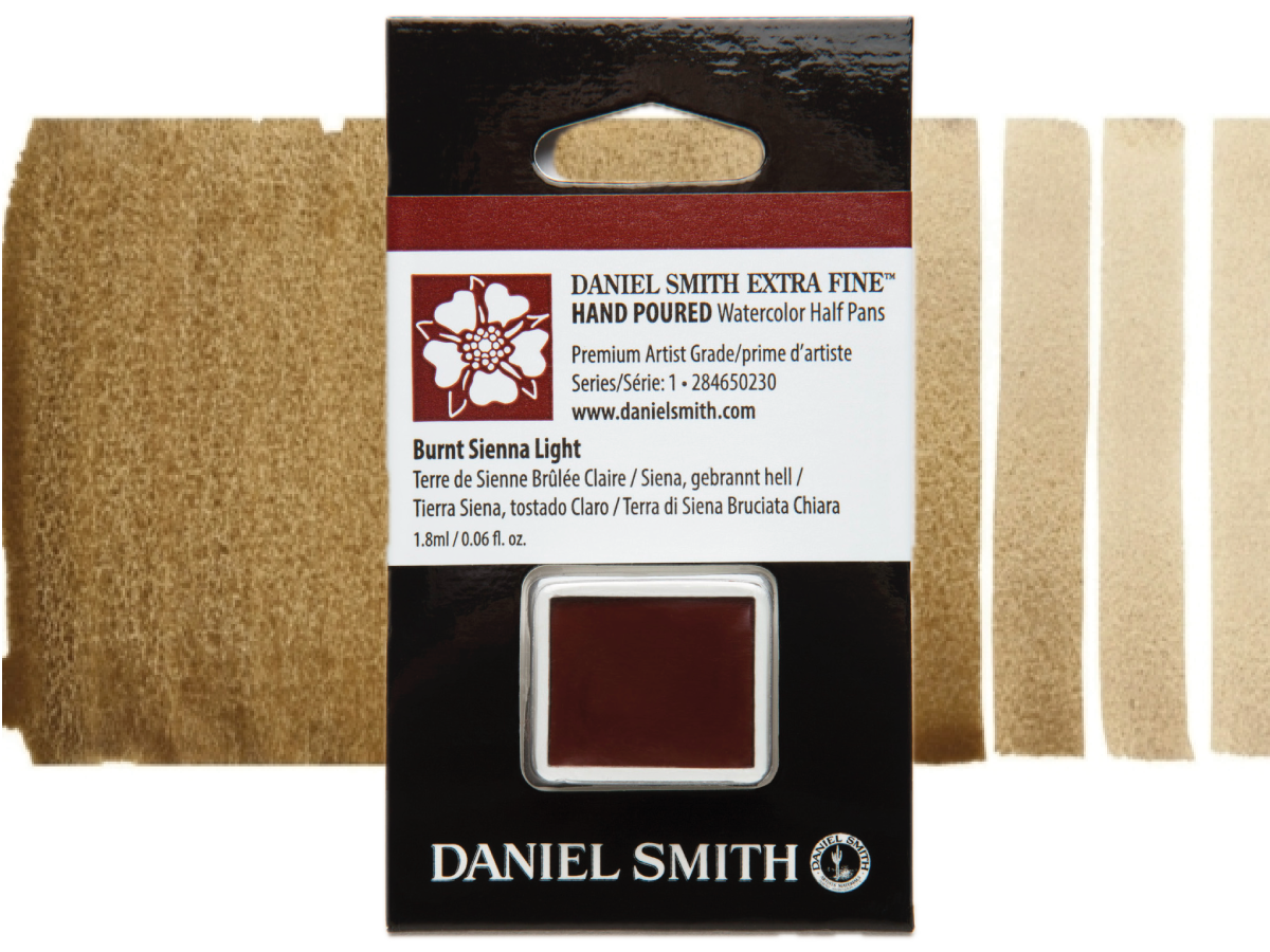 DANIEL SMITH AQUARELLFARBE 1/2 NAPF S1 230 BURNT SIENNA LIGHT 1
