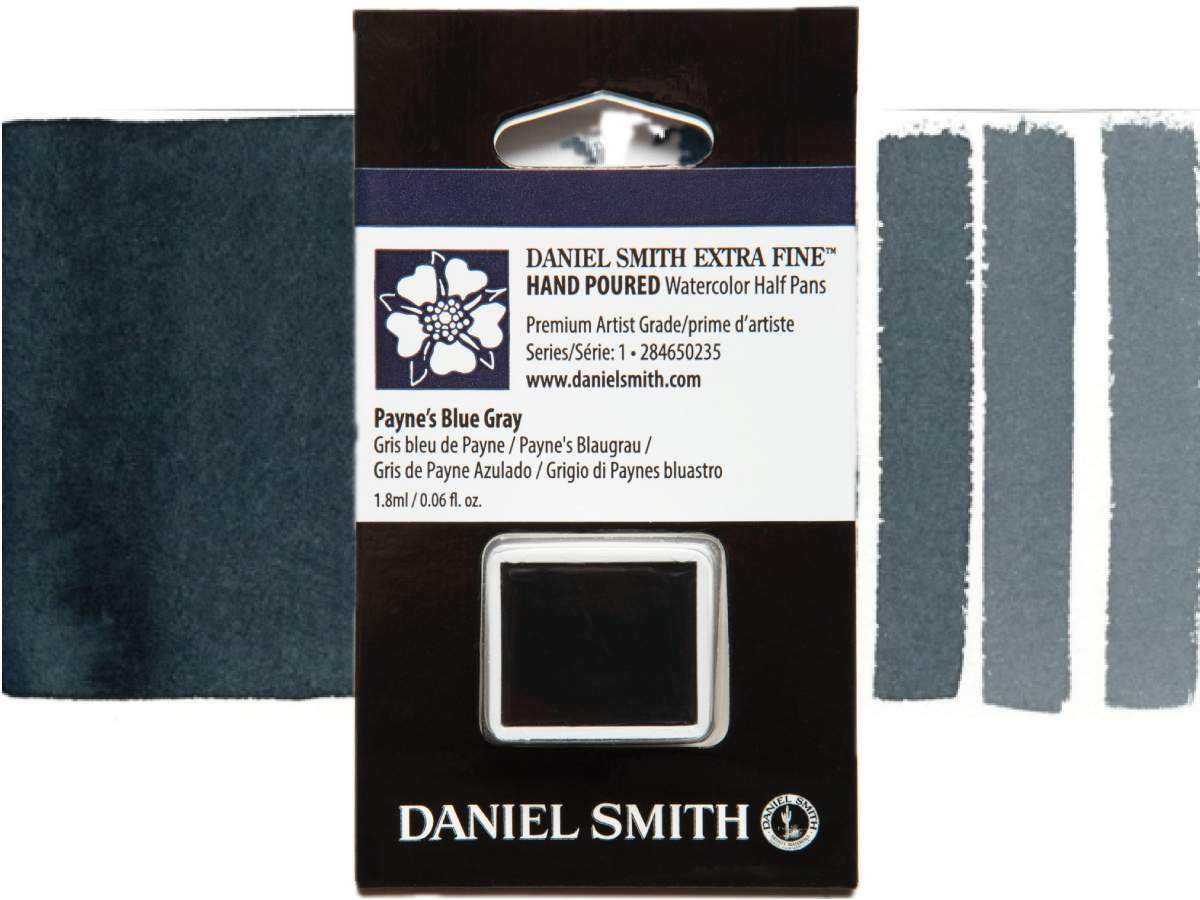 DANIEL SMITH AQUARELLFARBE 1/2 NAPF S1 235 PAYNE'S BLUE GRAY 1