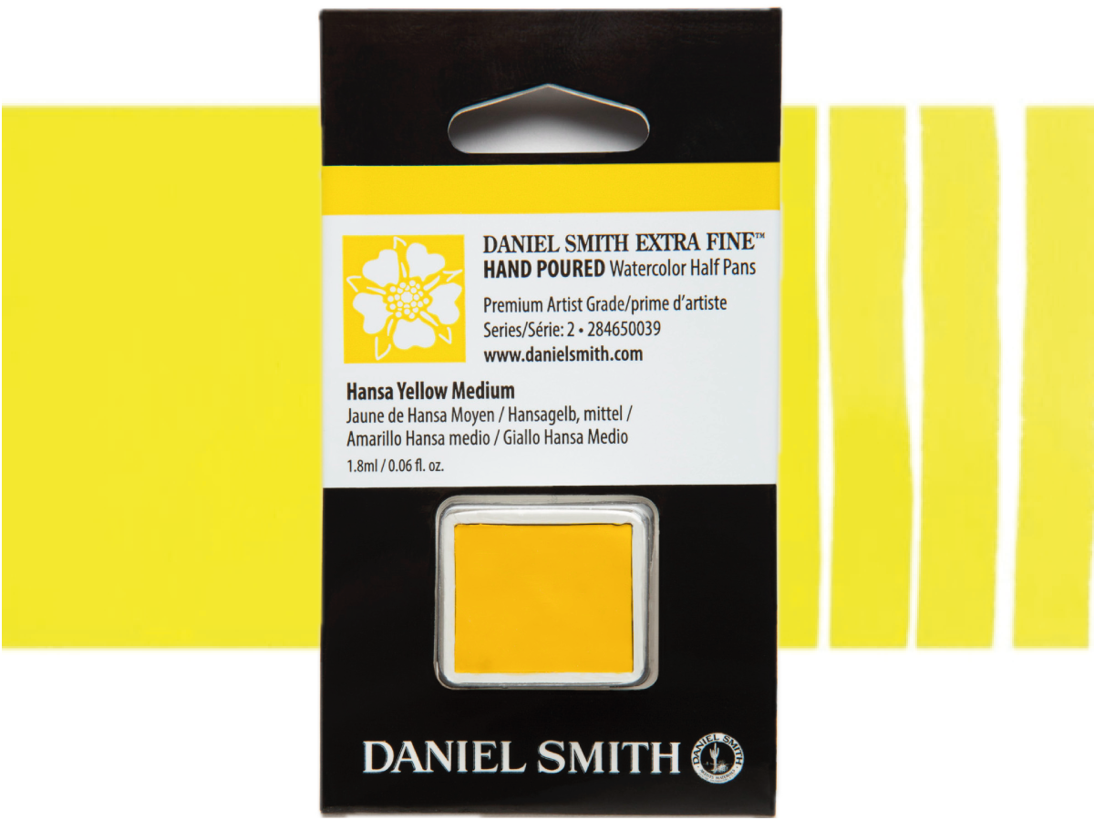DANIEL SMITH AQUARELLFARBE 1/2 NAPF S2 039 HANSA YELLOW MEDIUM 1