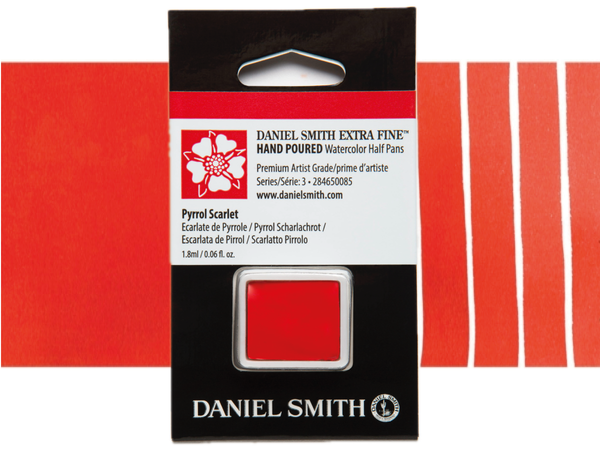 DANIEL SMITH AQUARELLFARBE 1/2 NAPF S3 085 PYRROL SCARLET 1