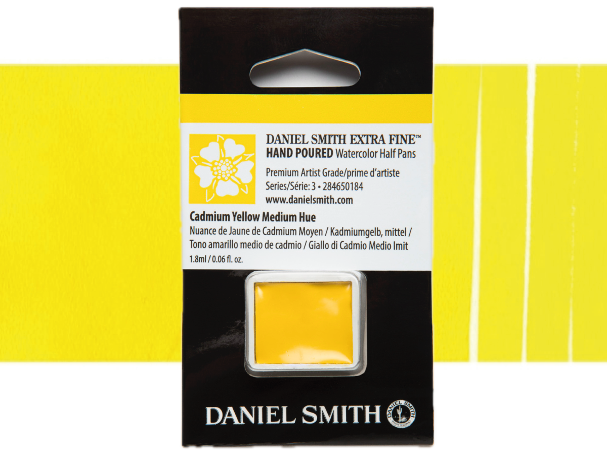 DANIEL SMITH AQUARELLFARBE 1/2 NAPF S3 184 CADMIUM YELLOW MEDIUM HUE 1