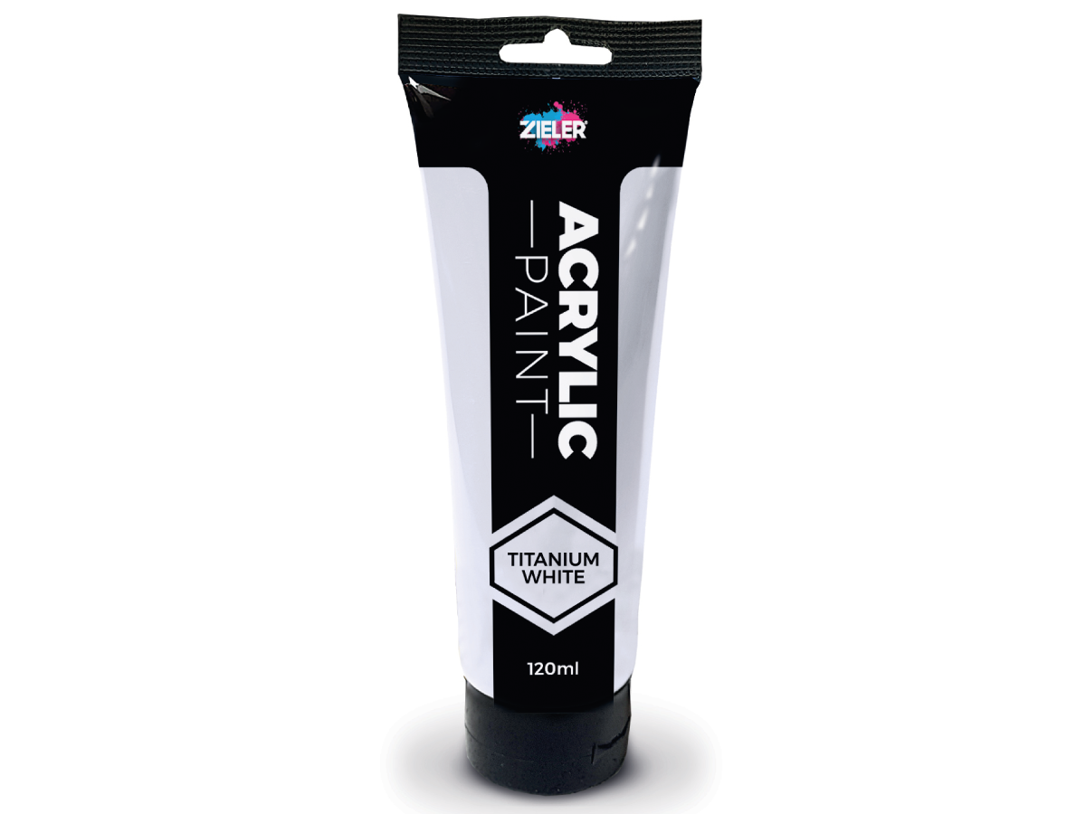 ZIELER ACRYLVERF 120ML TITANIUM WHITE 1