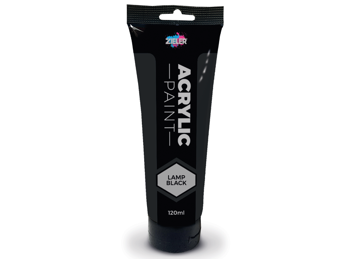 ZIELER ACRYLVERF 120ML LAMP BLACK 1