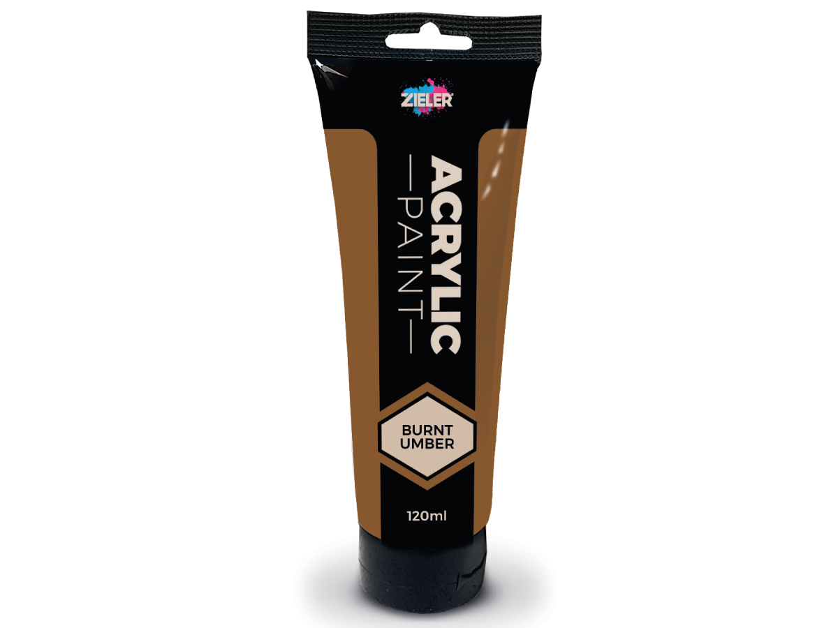 ZIELER ACRYLFARBE 120ML UMBER GEBRANNT 1