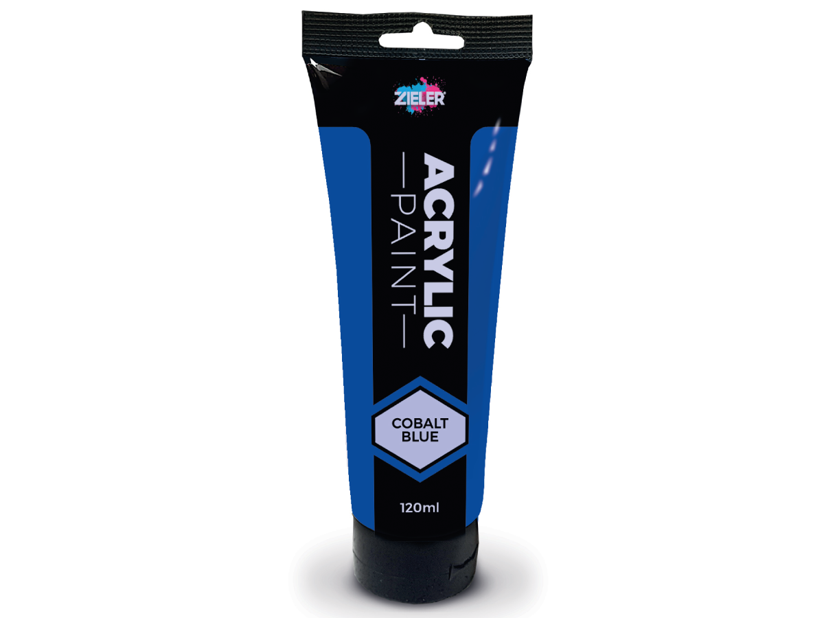 ZIELER ACRYLFARBE 120ML KOBALTBLAU 1
