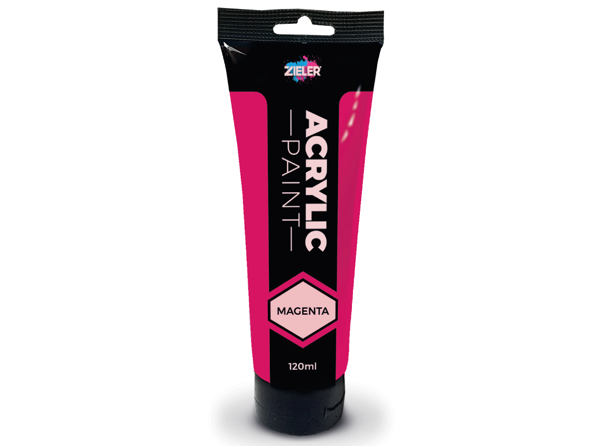 ZIELER ACRYLVERF 120ML MAGENTA 1