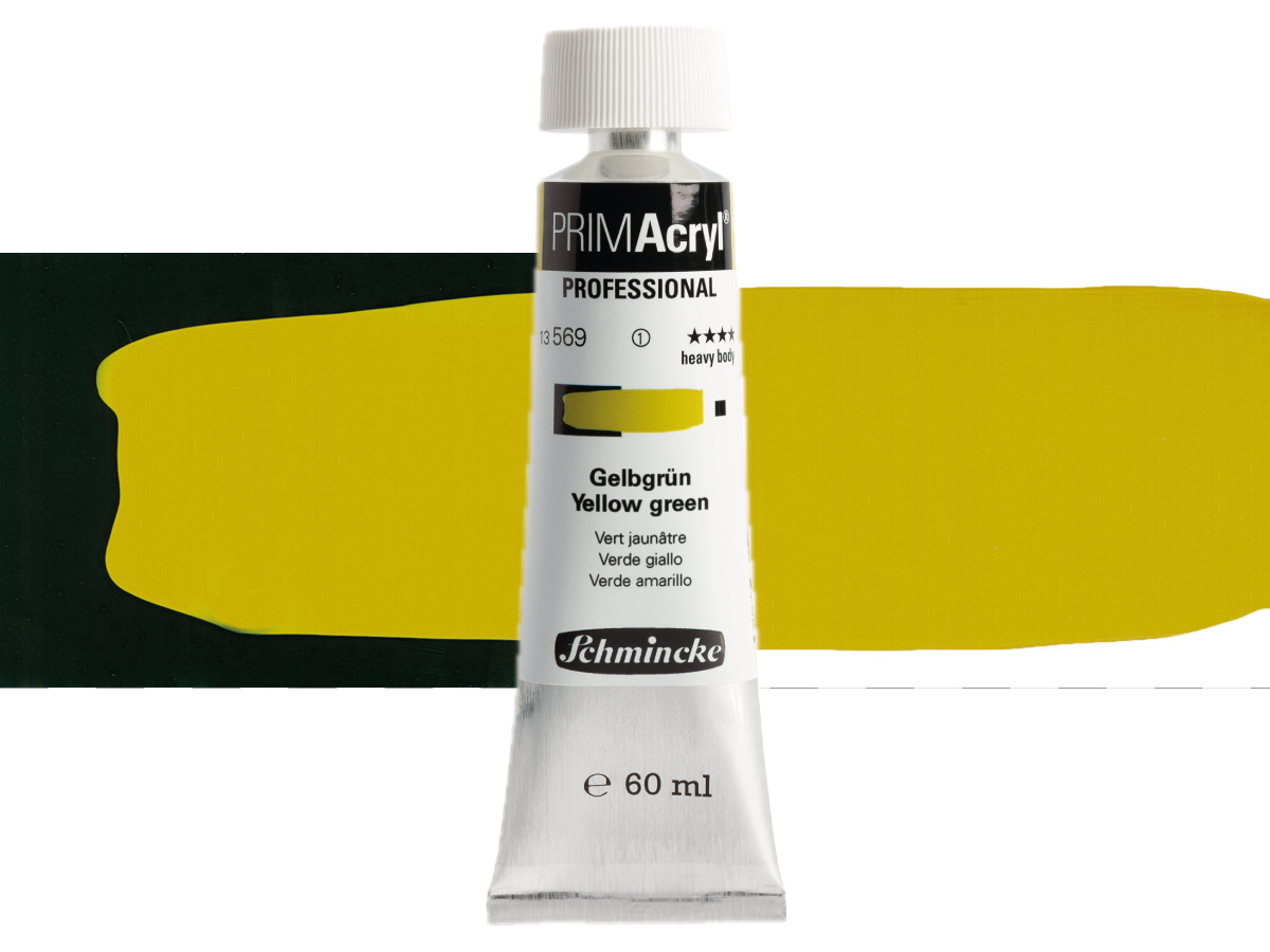 SCHMINCKE PRIMACRYL 60ML S1 569 YELLOW GREEN 1