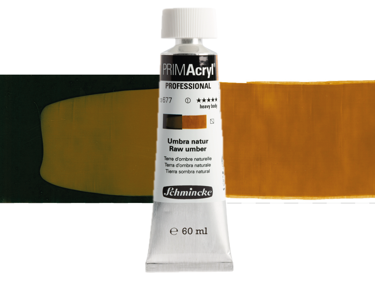 SCHMINCKE PRIMACRYL 60ML S1 677 RAW UMBER 1