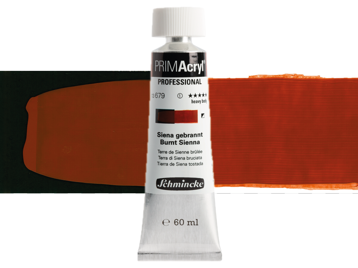 SCHMINCKE PRIMACRYL 60ML S1 679 BURNT SIENNA 1