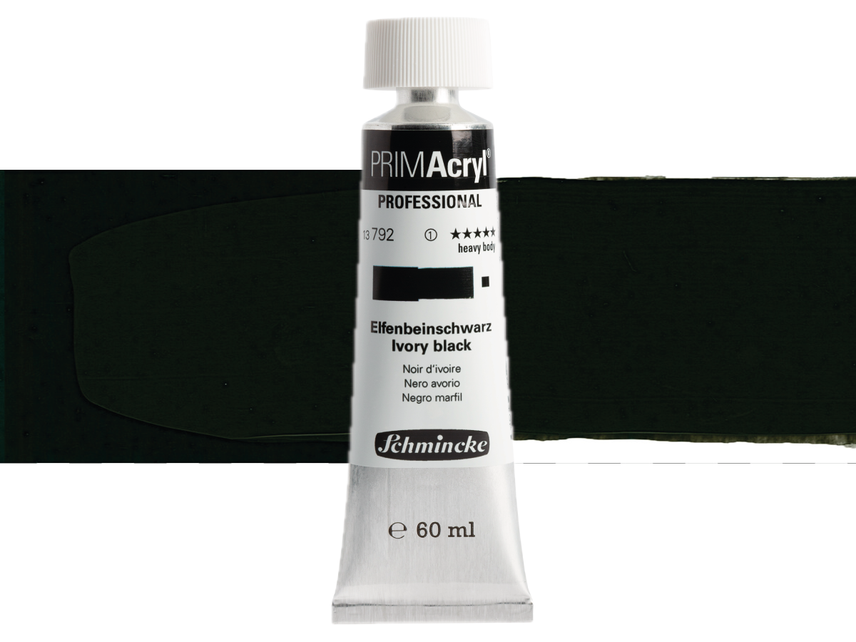 SCHMINCKE PRIMACRYL 60ML S1 792 IVORY BLACK 1