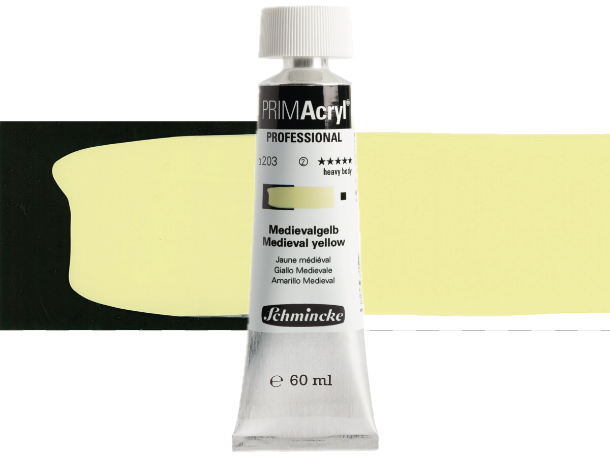 SCHMINCKE PRIMACRYL 60ML S2 203 MEDIEVAL YELLOW 1