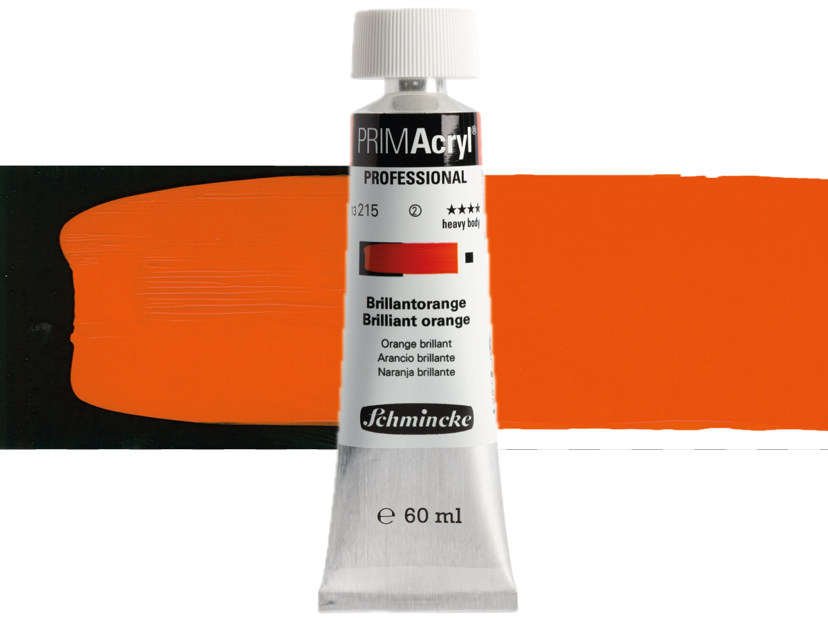 SCHMINCKE PRIMACRYL 60ML S2 215 BRILLIANT ORANGE 1