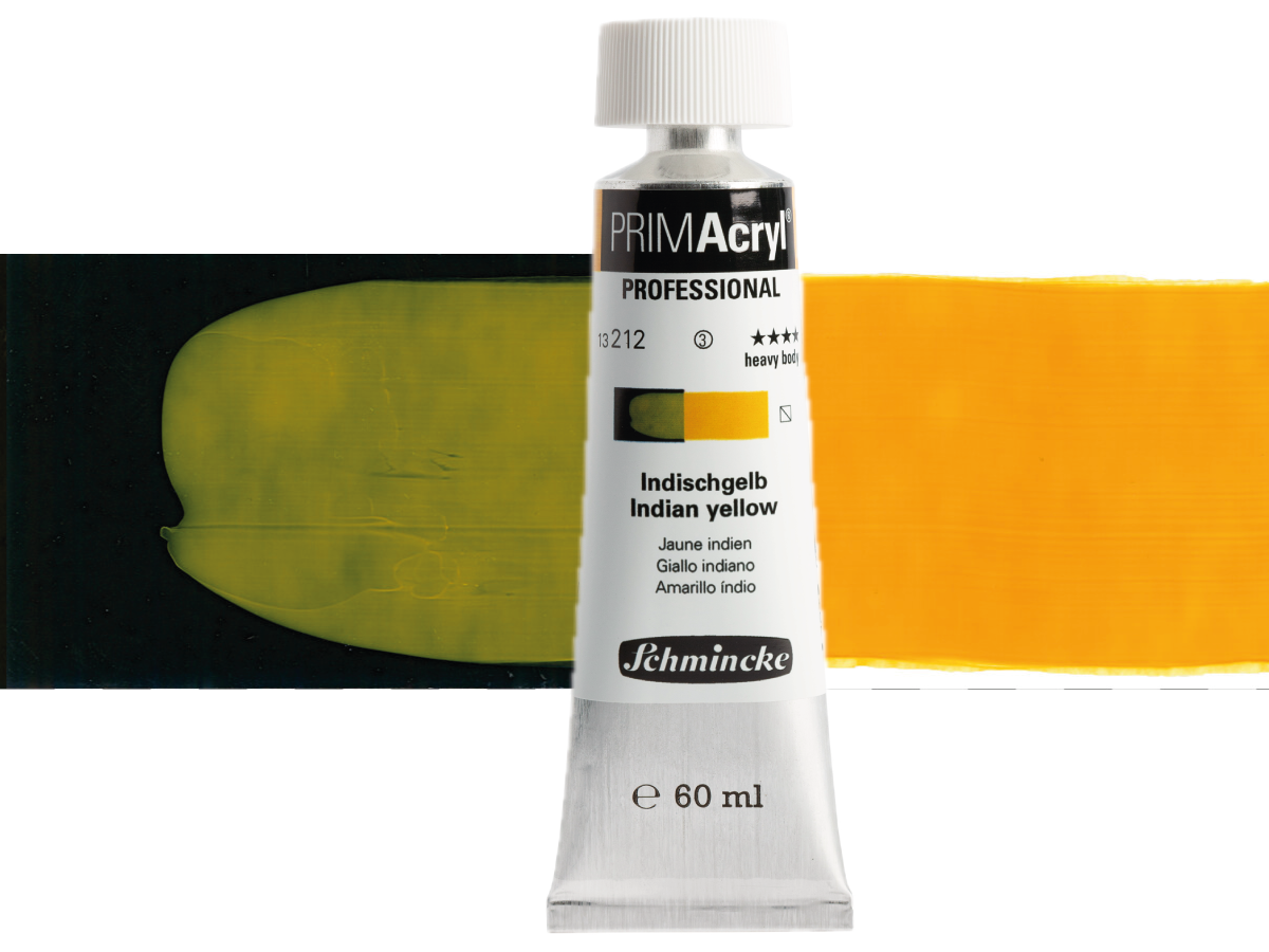 SCHMINCKE PRIMACRYL 60ML S3 212 INDIAN YELLOW 1