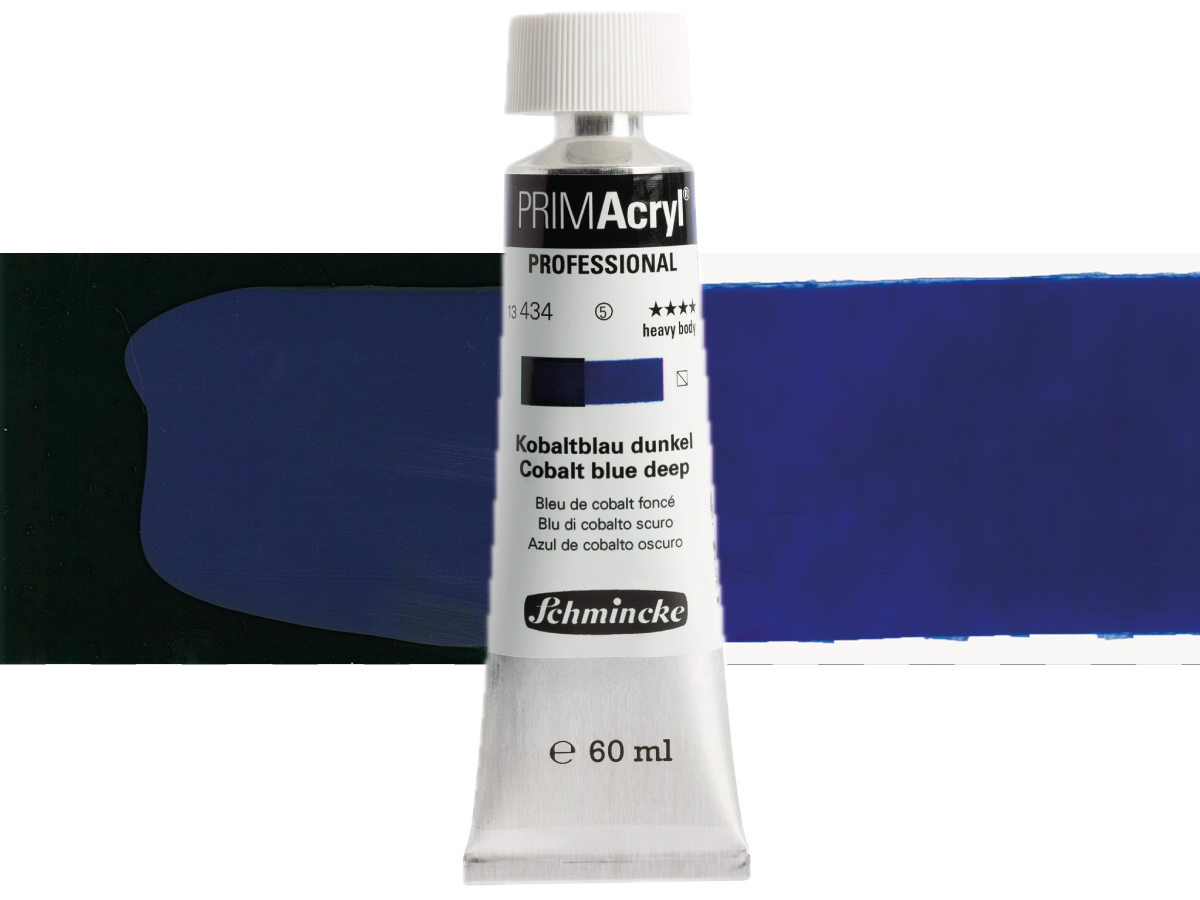 SCHMINCKE PRIMACRYL 60ML S5 434 COBALT BLUE DEEP 1