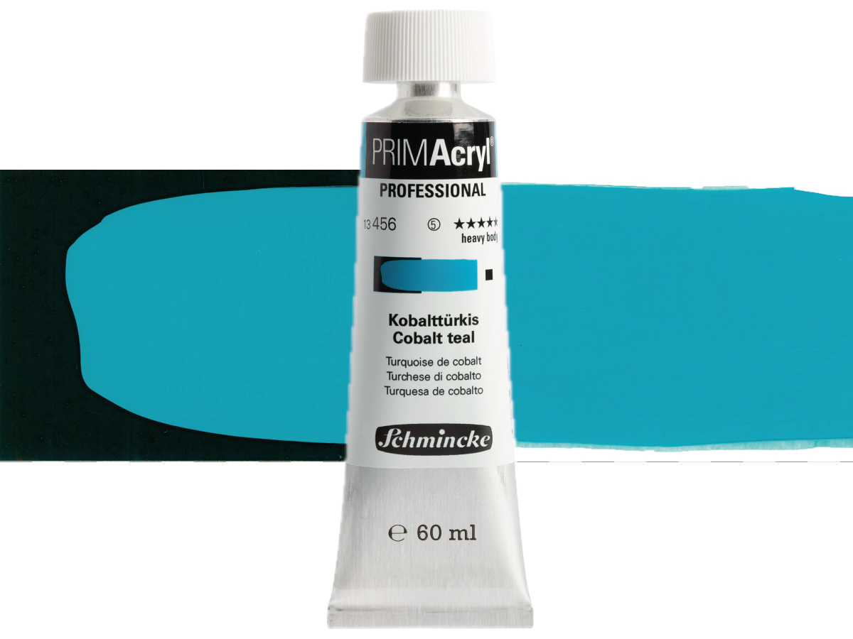 SCHMINCKE PRIMACRYL 60ML S5 456 COBALT TEAL 1