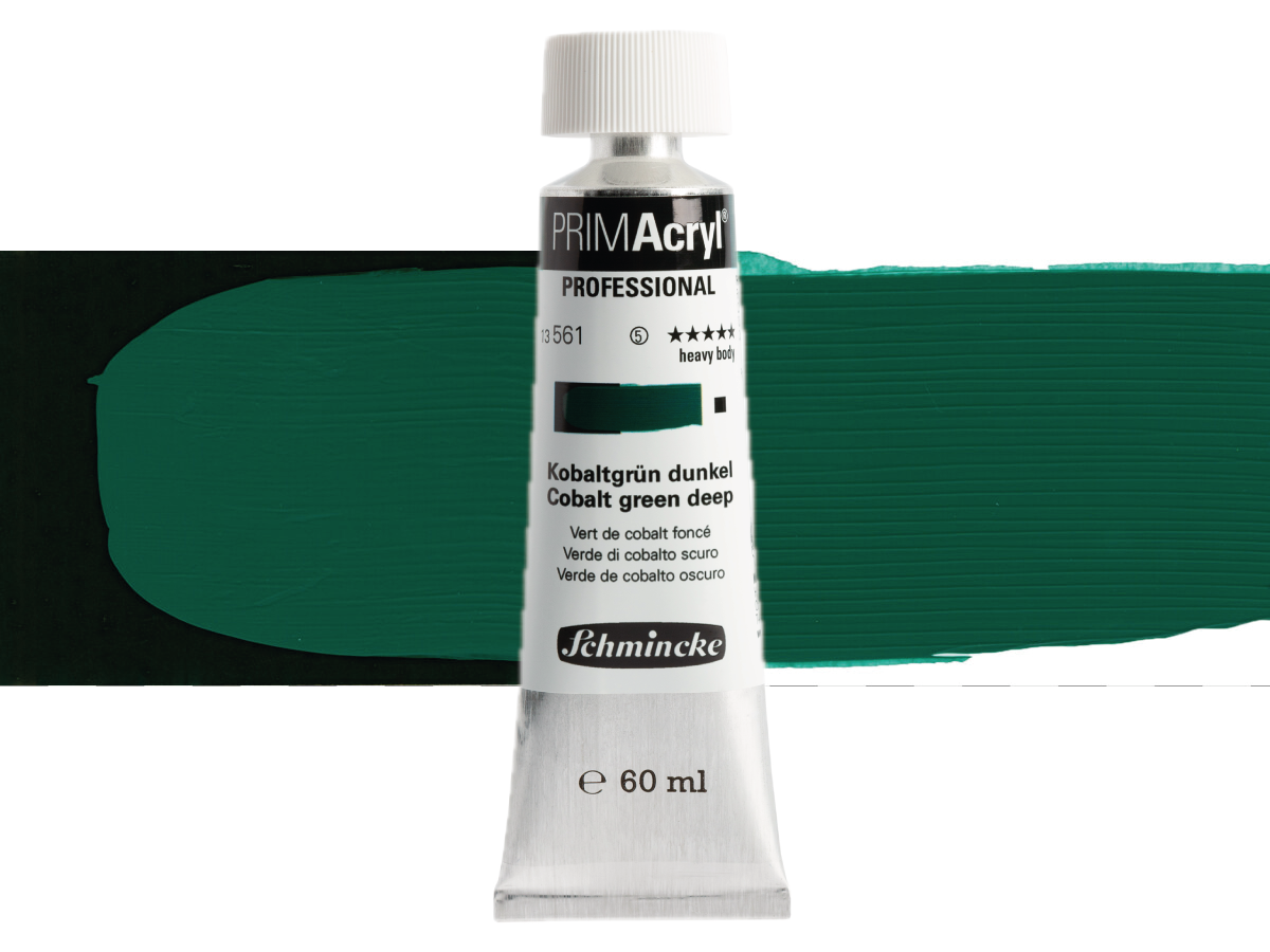 SCHMINCKE PRIMACRYL 60ML S5 561 COBALT GREEN DEEP 1
