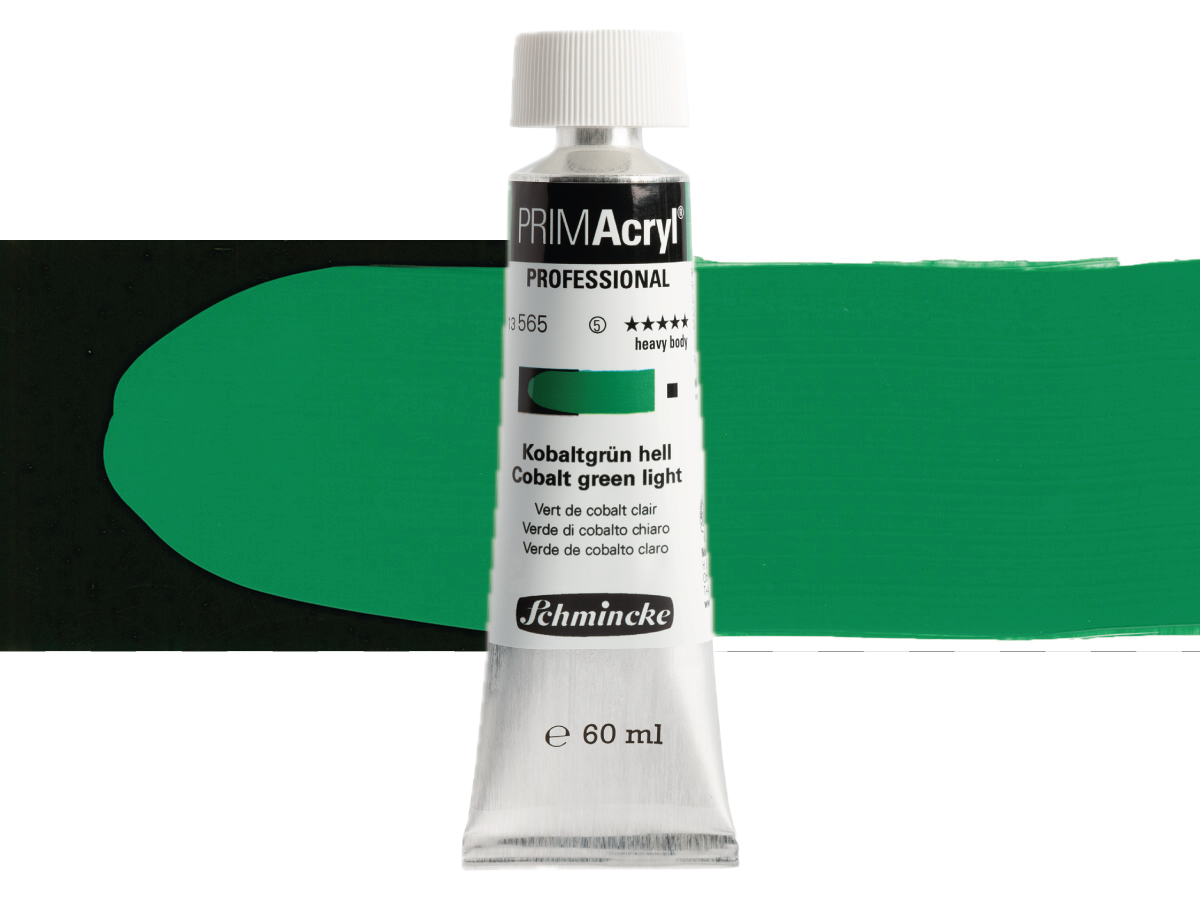 SCHMINCKE PRIMACRYL 60ML S5 565 COBALT GREEN LIGHT 1