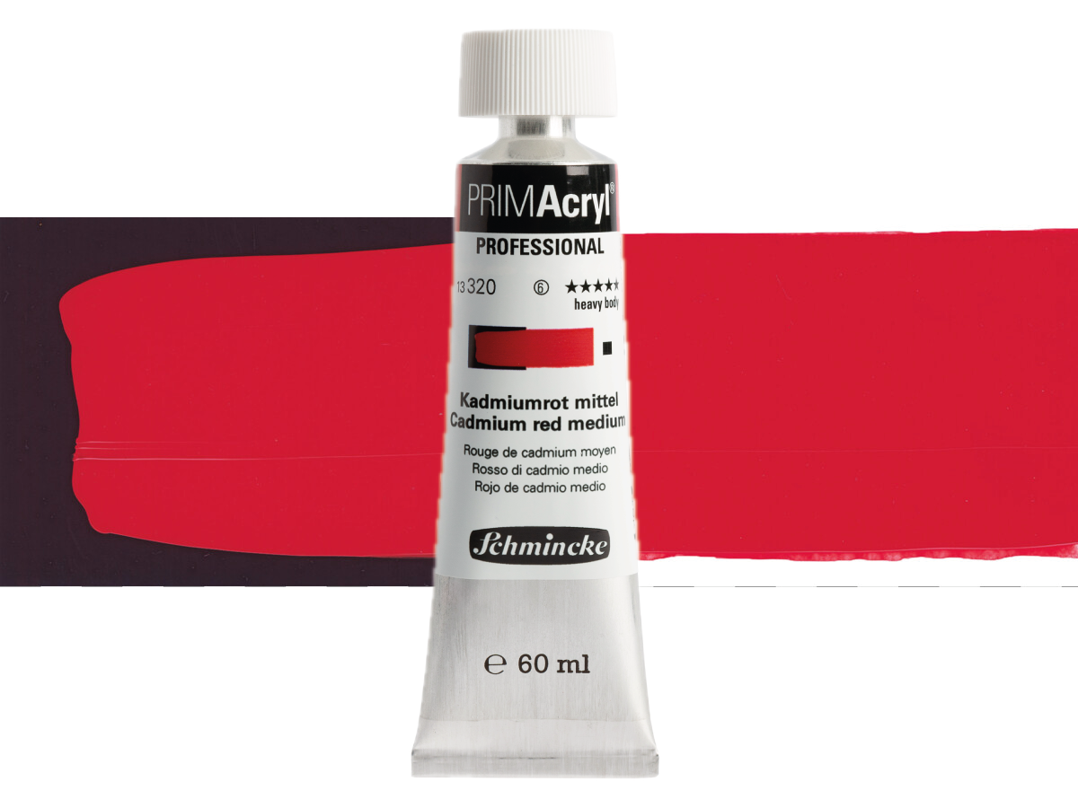 SCHMINCKE PRIMACRYL 60ML S6 320 CADMIUM RED MEDIUM 1