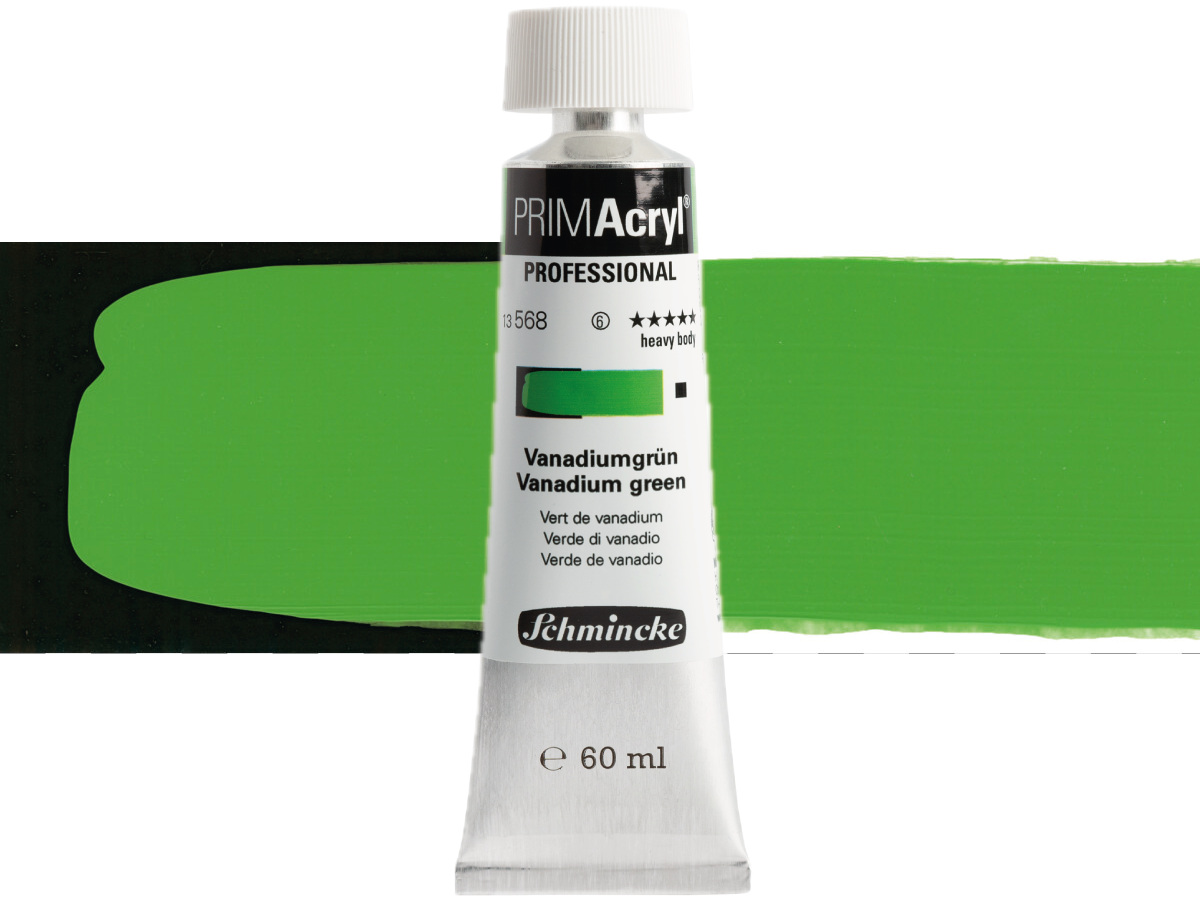 SCHMINCKE PRIMACRYL 60ML S6 568 VANADIUM GREEN 1