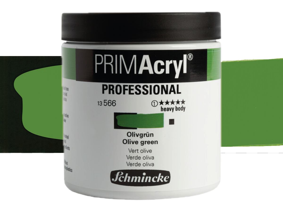 SCHMINCKE PRIMACRYL 237ML S1 566 OLIVE GREEN 1