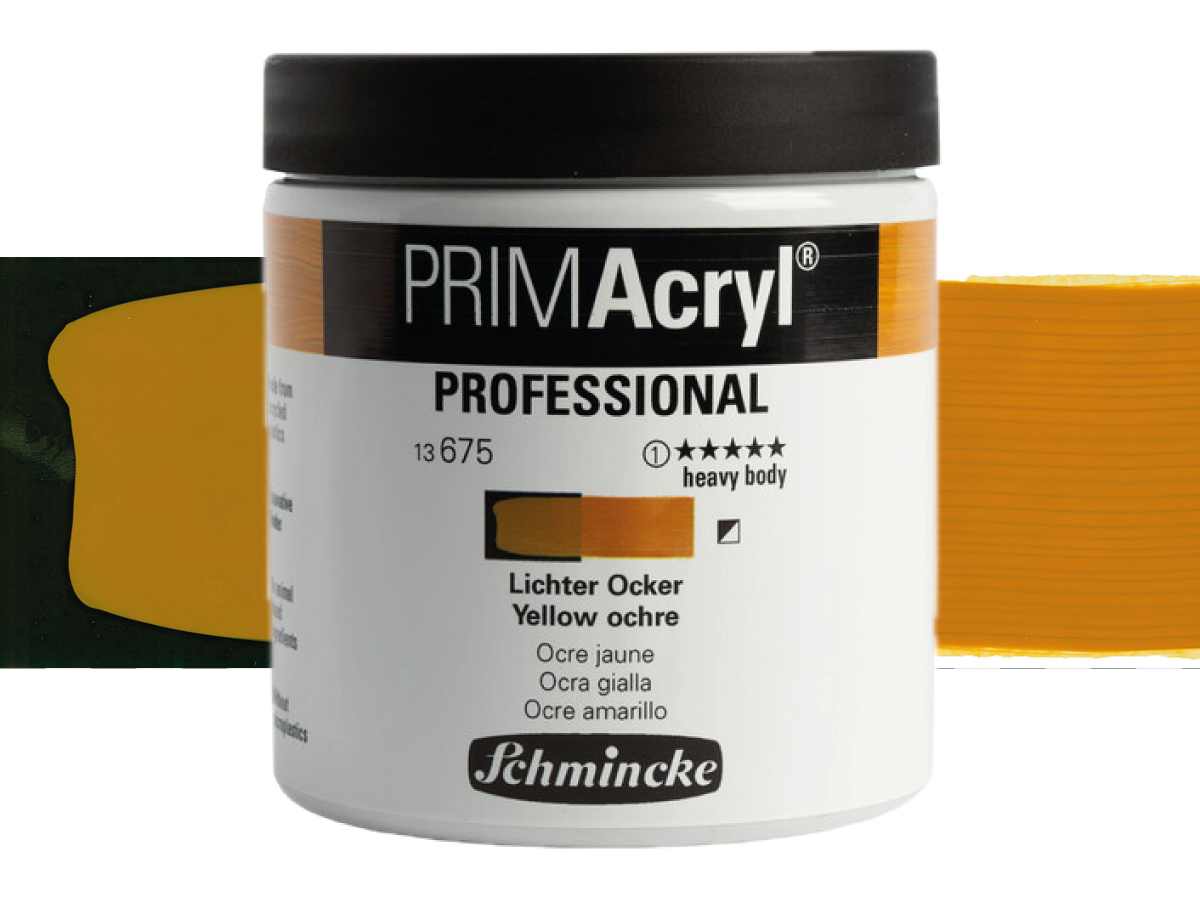 SCHMINCKE PRIMACRYL 237ML S1 675 YELLOW OCHRE 1