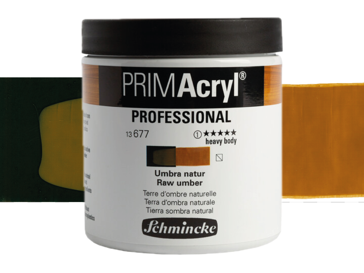 SCHMINCKE PRIMACRYL 237ML S1 677 RAW UMBER 1