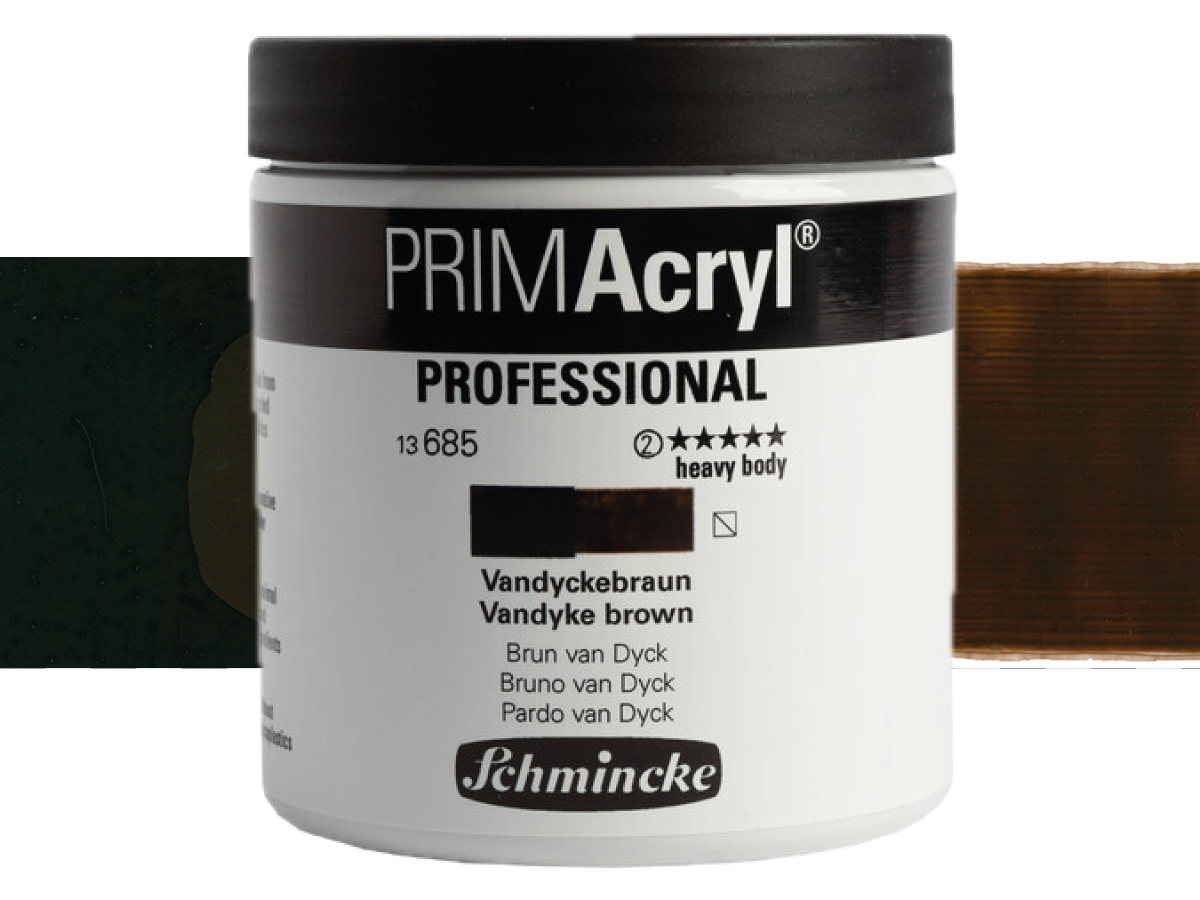 SCHMINCKE PRIMACRYL 237ML S2 685 VANDYKE BROWN 1