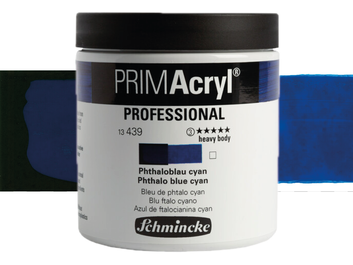 SCHMINCKE PRIMACRYL 237ML S3 439 PHTHALO BLUE CYAN 1