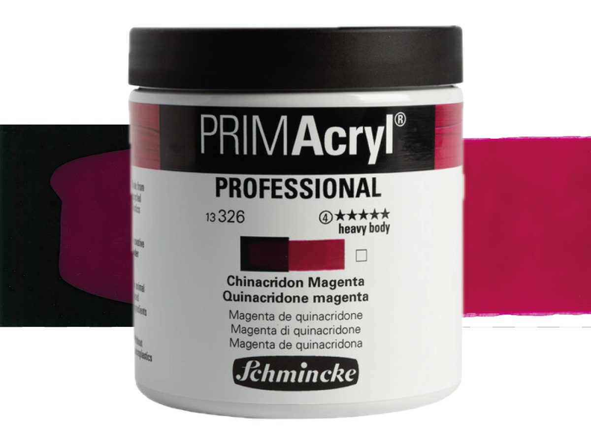 SCHMINCKE PRIMACRYL 237ML S4 326 QUINACRIDONE MAGENTA 1