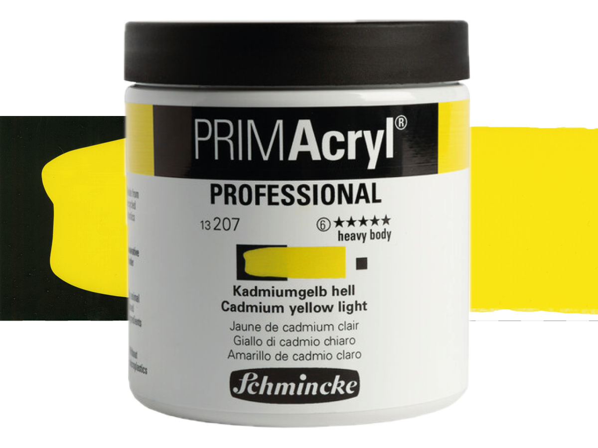 SCHMINCKE PRIMACRYL 237ML S6 207 CADMIUM YELLOW LIGHT 1