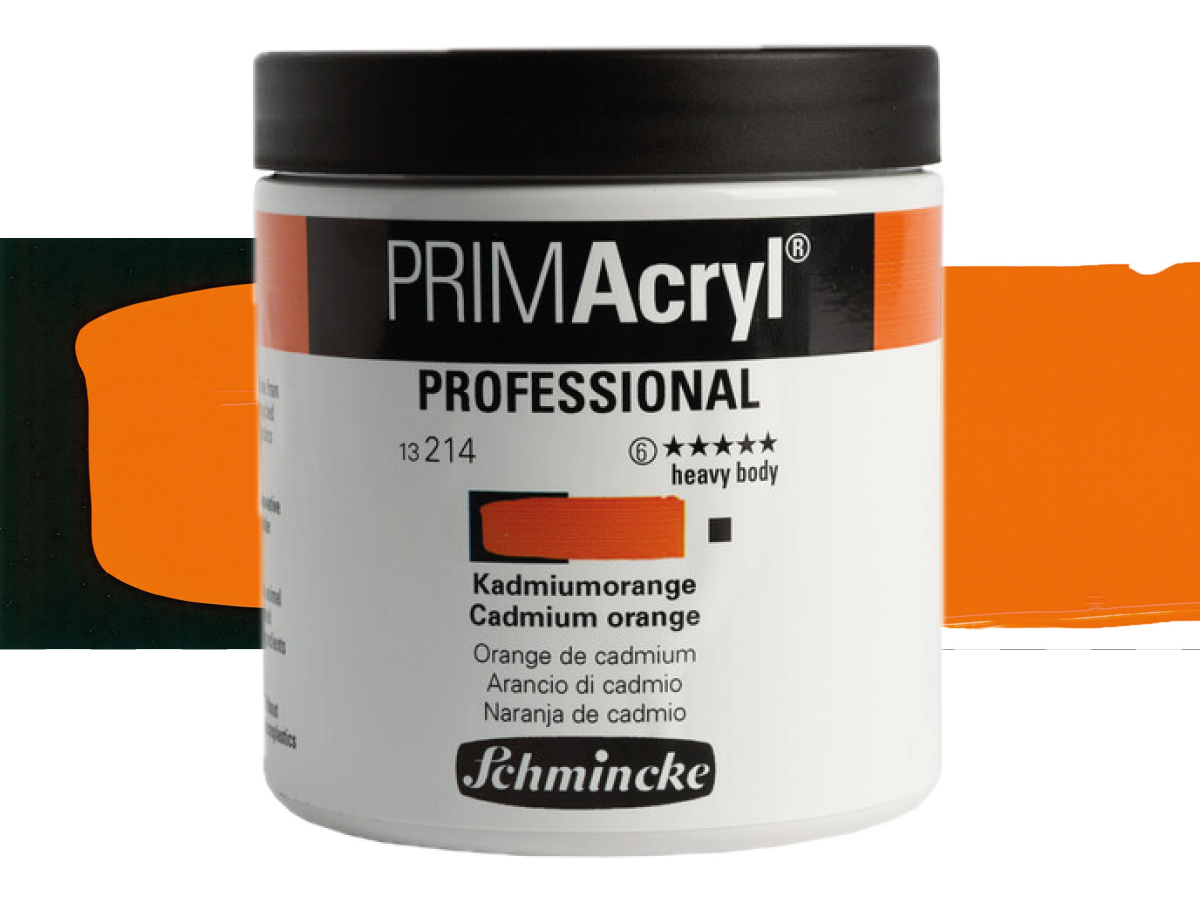 SCHMINCKE PRIMACRYL 237ML S6 214 CADMIUM ORANGE 1