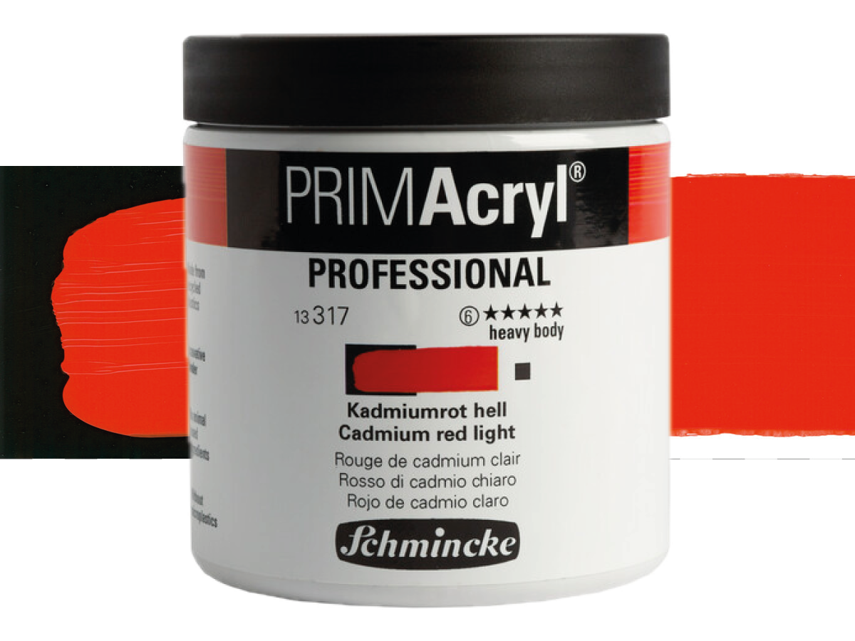 SCHMINCKE PRIMACRYL 237ML S6 317 CADMIUM RED LIGHT 1