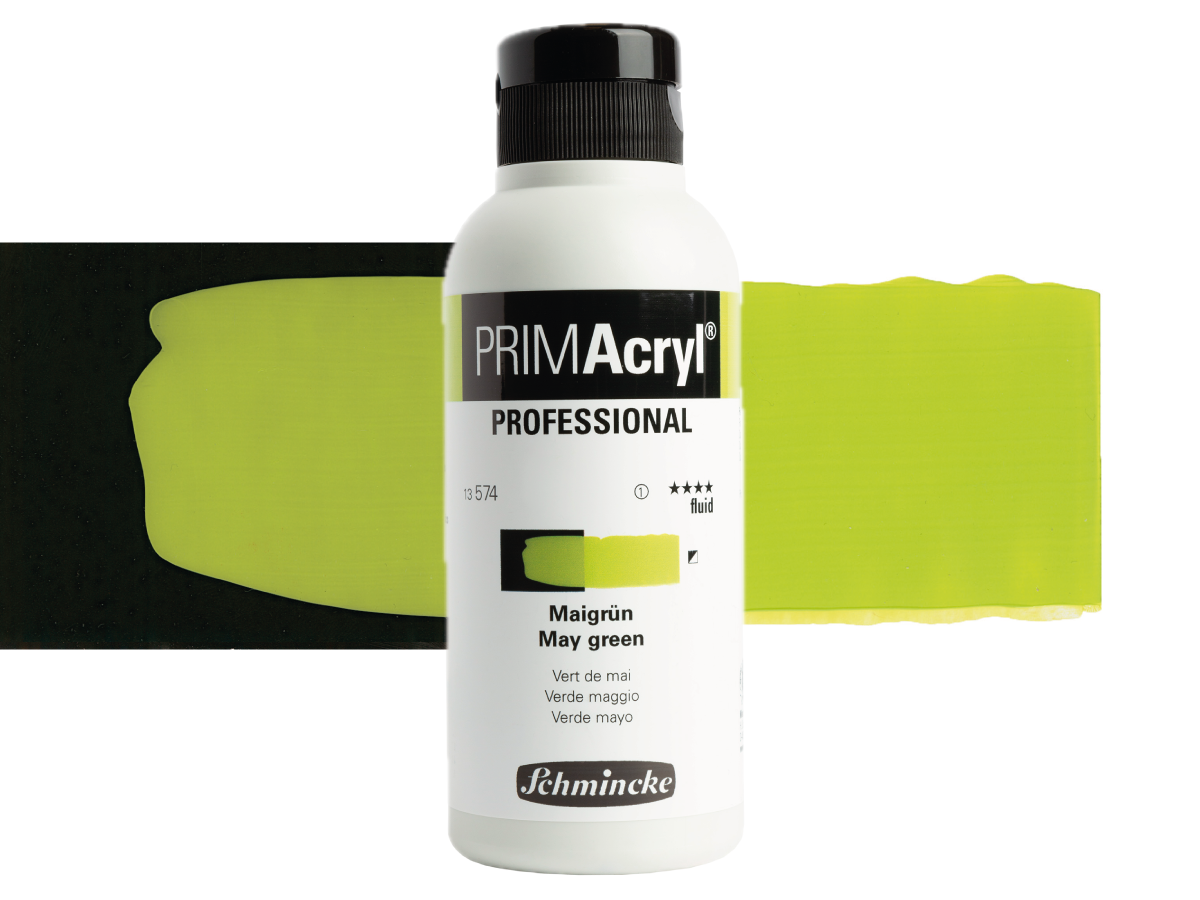 SCHMINCKE PRIMACRYL FLUID 250ML S1 574 MAY GREEN 1