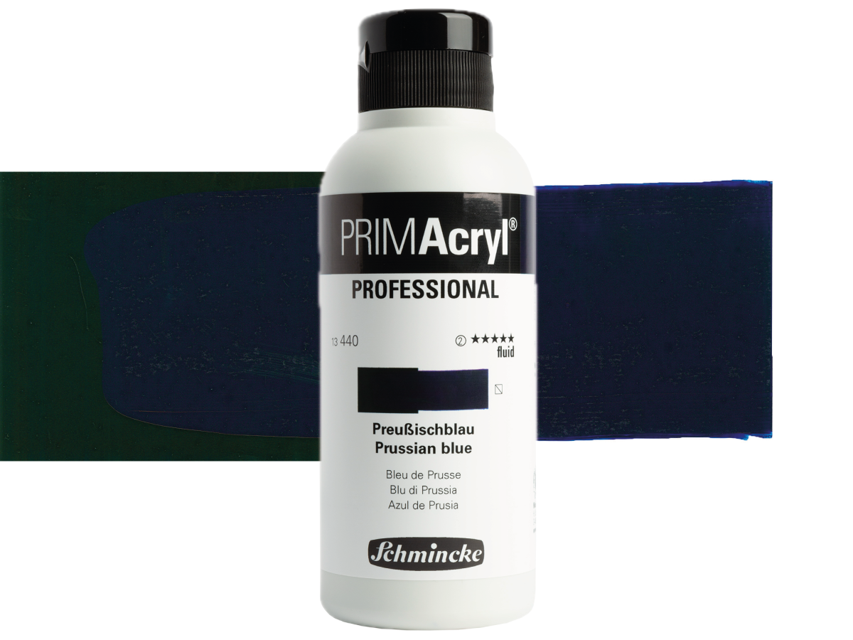 SCHMINCKE PRIMACRYL FLUID 250ML S2 440 PRUSSIAN BLUE 1