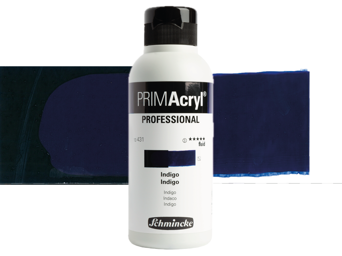 SCHMINCKE PRIMACRYL FLUID 250ML S3 431 INDIGO 1