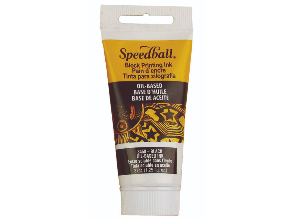 SPEEDBALL ÖLBASIERTE LINOLDRUCK-TINTE 75ML SCHWARZ 1