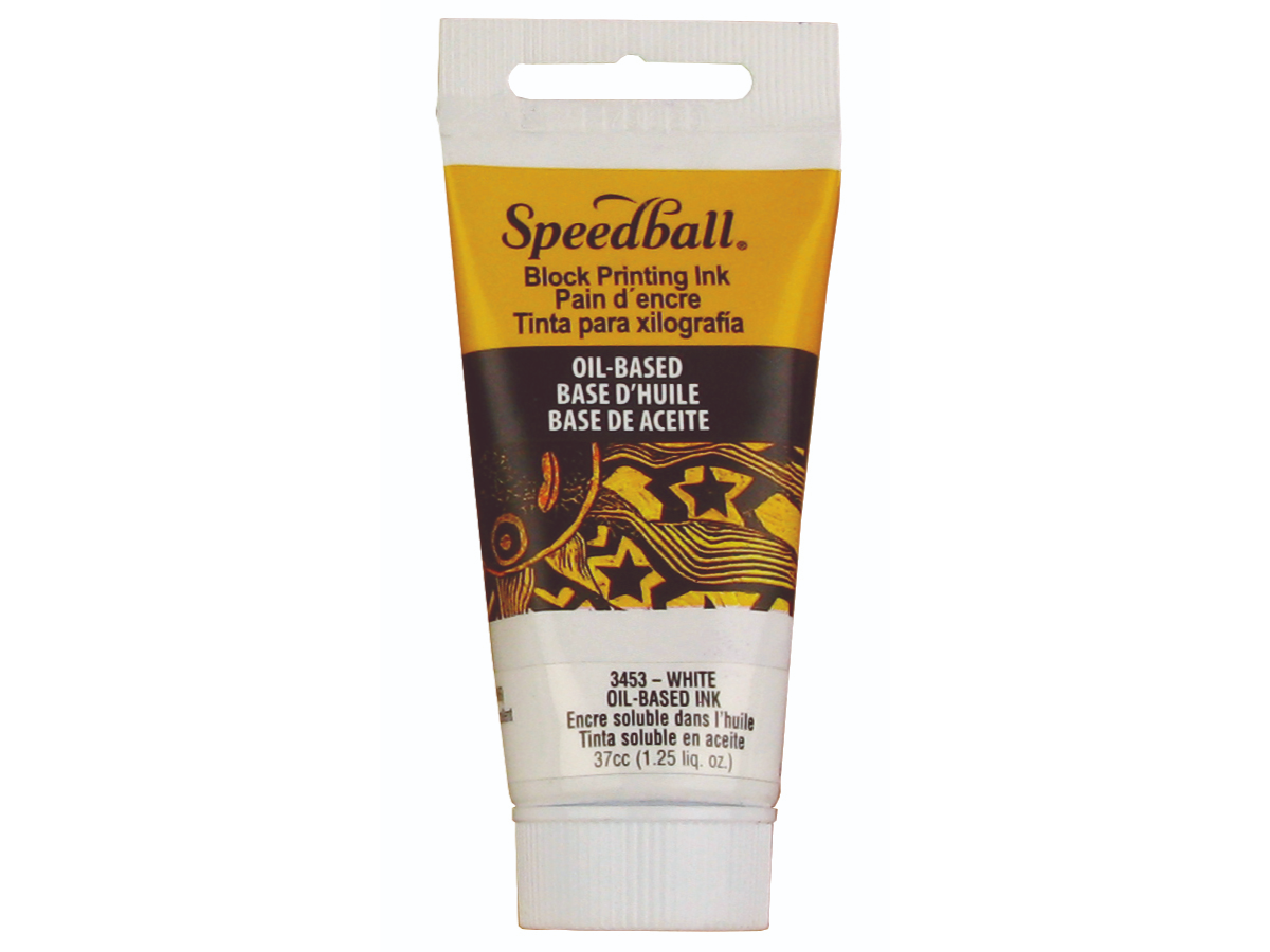 SPEEDBALL ÖLBASIERTE LINOLDRUCK-TINTE 75ML WEISS 1