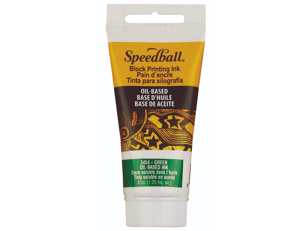 SPEEDBALL ÖLBASIERTE LINOLDRUCK-TINTE 75ML GRÜN 1