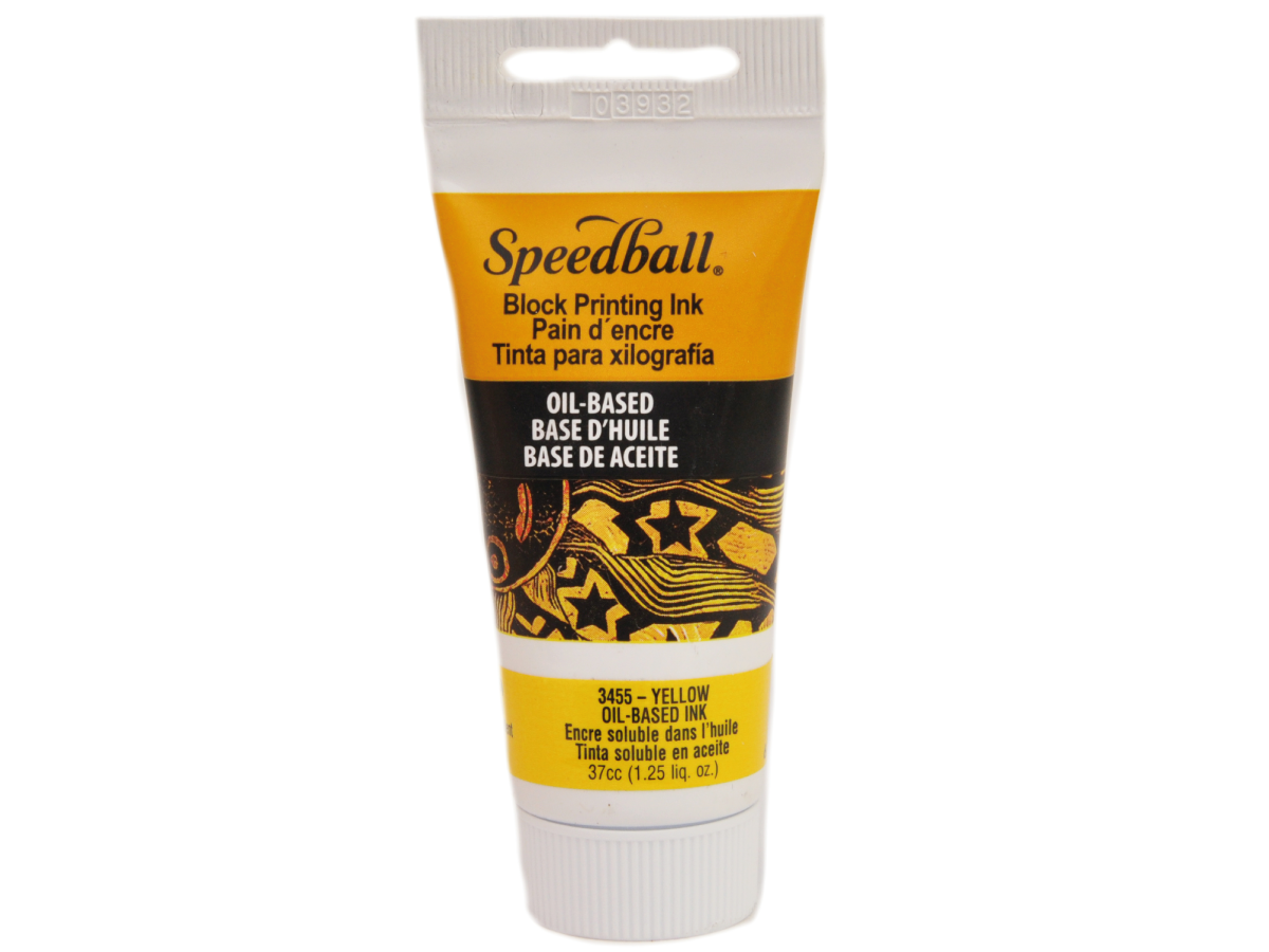 SPEEDBALL ÖLBASIERTE LINOLDRUCK-TINTE 75ML GELB 1