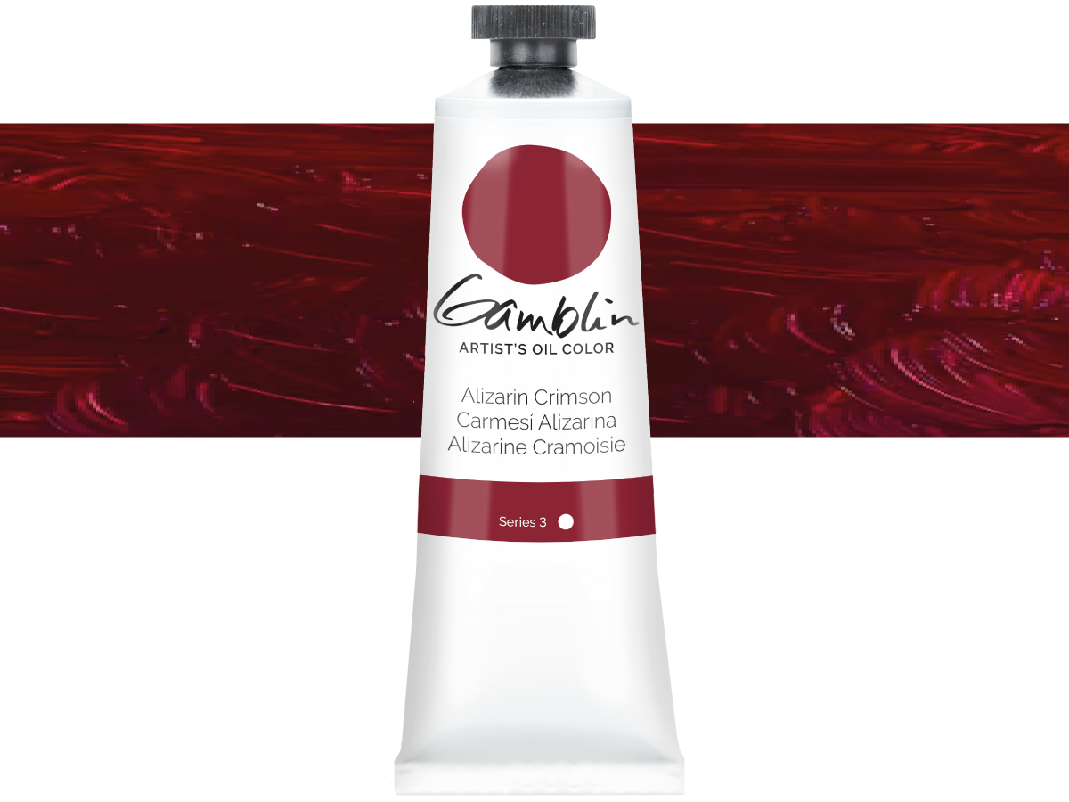 GAMBLIN 37ML ALIZARIN KARMESIN 1020 SERIE 3 1