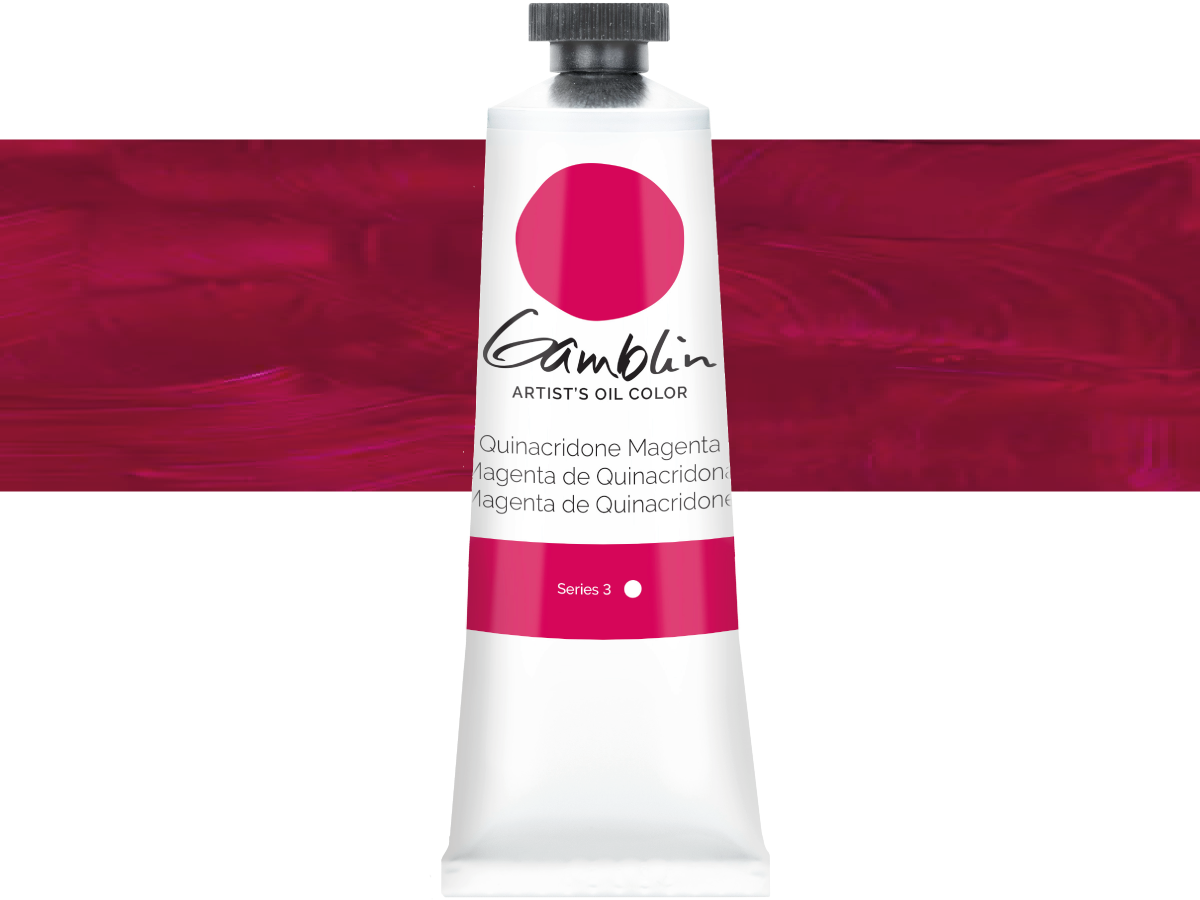 GAMBLIN 37ML QUINACRIDONMAGENTA 1580 SERIE 3 1