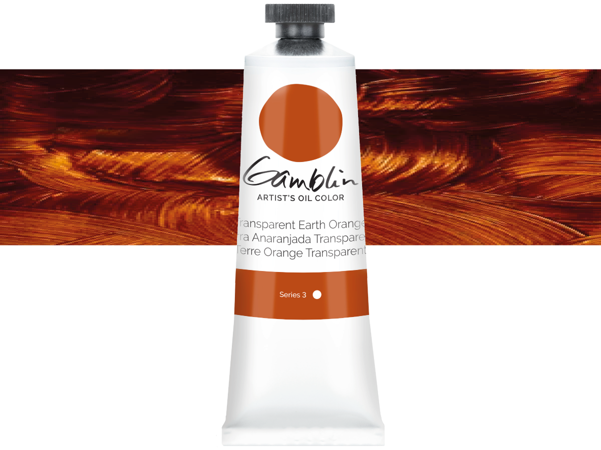 GAMBLIN 37ML TRANSPARENT-OXIDORANGE 1681 SERIE 3 1