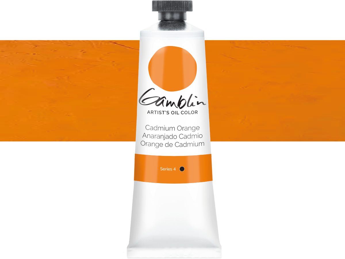 GAMBLIN ÖLFARBE 37ML S4 1120 CADMIUM ORANGE 1