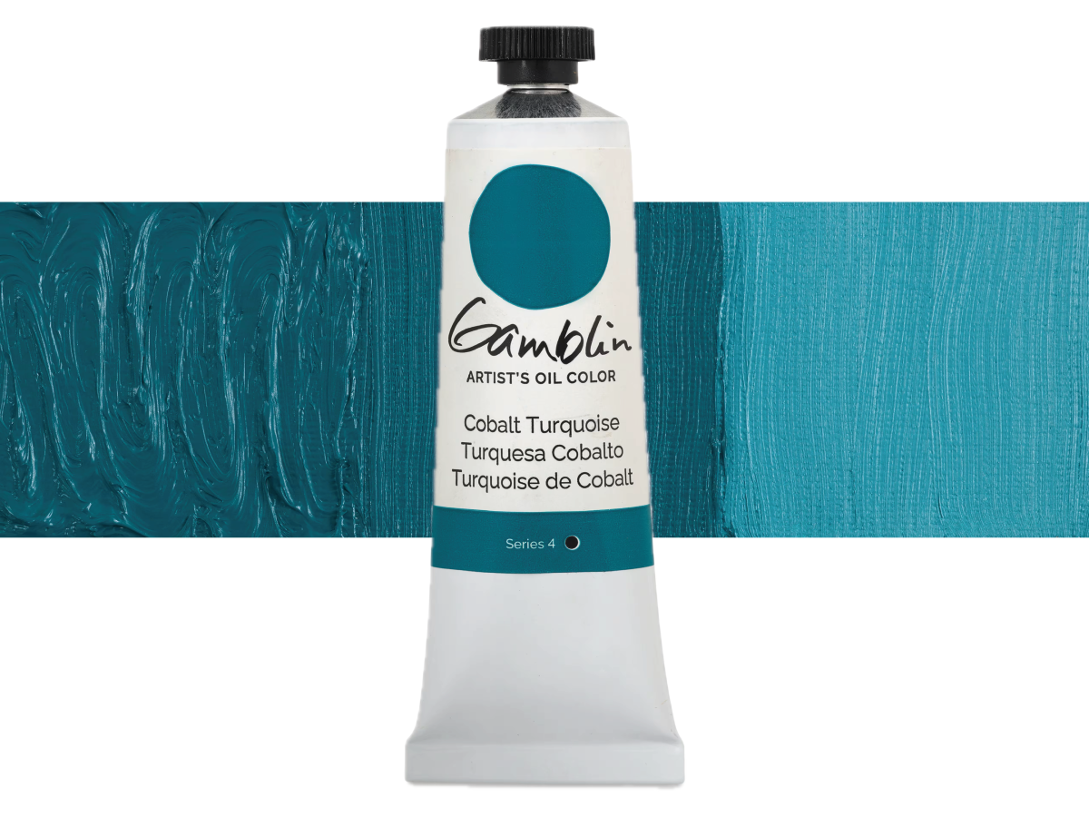 GAMBLIN ARTIST OLIEVERF 37ML S4 1227 COBALT TURQUOISE AG 1