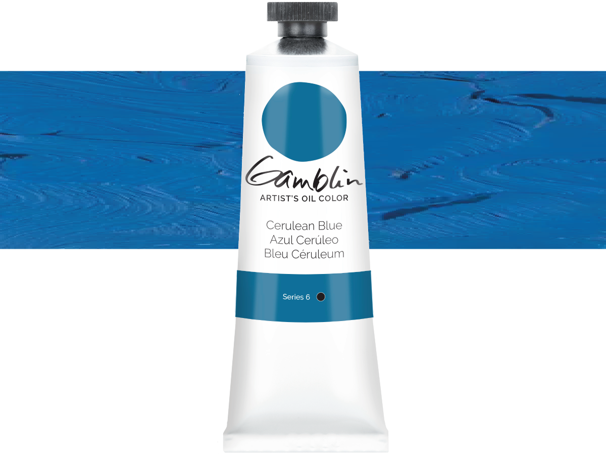 GAMBLIN ARTIST OLIEVERF 37ML S6 1200 CERULEAN BLUE AG 1