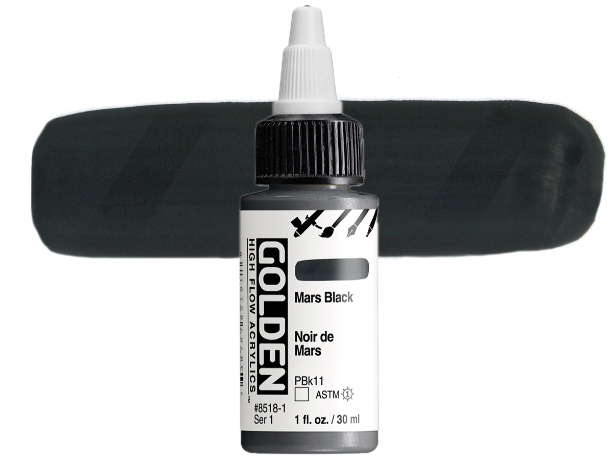 GOLDEN HIGH FLOW ACRYL 30ML S1 MARS BLACK 1