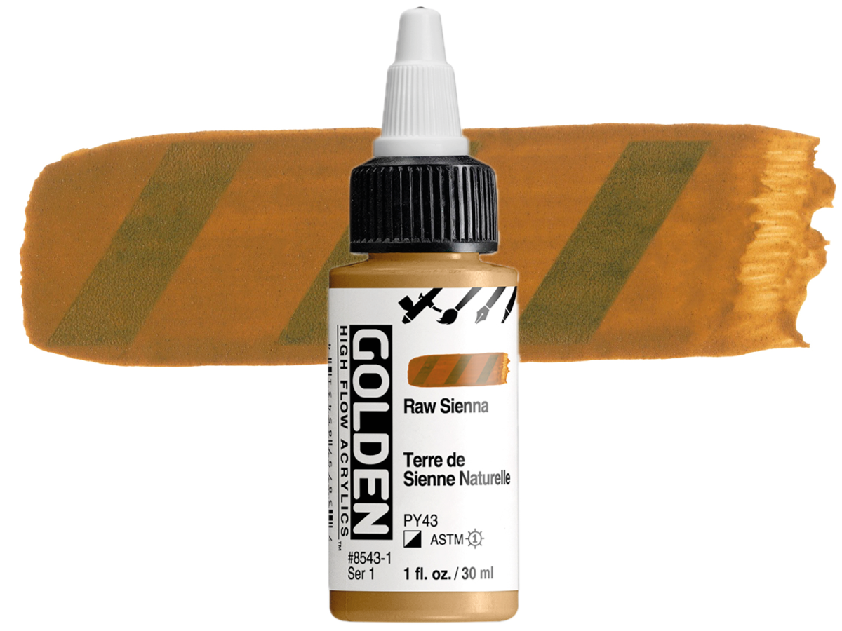 GOLDEN HIGH FLOW ACRYL 30ML S1 RAW SIENNA 1