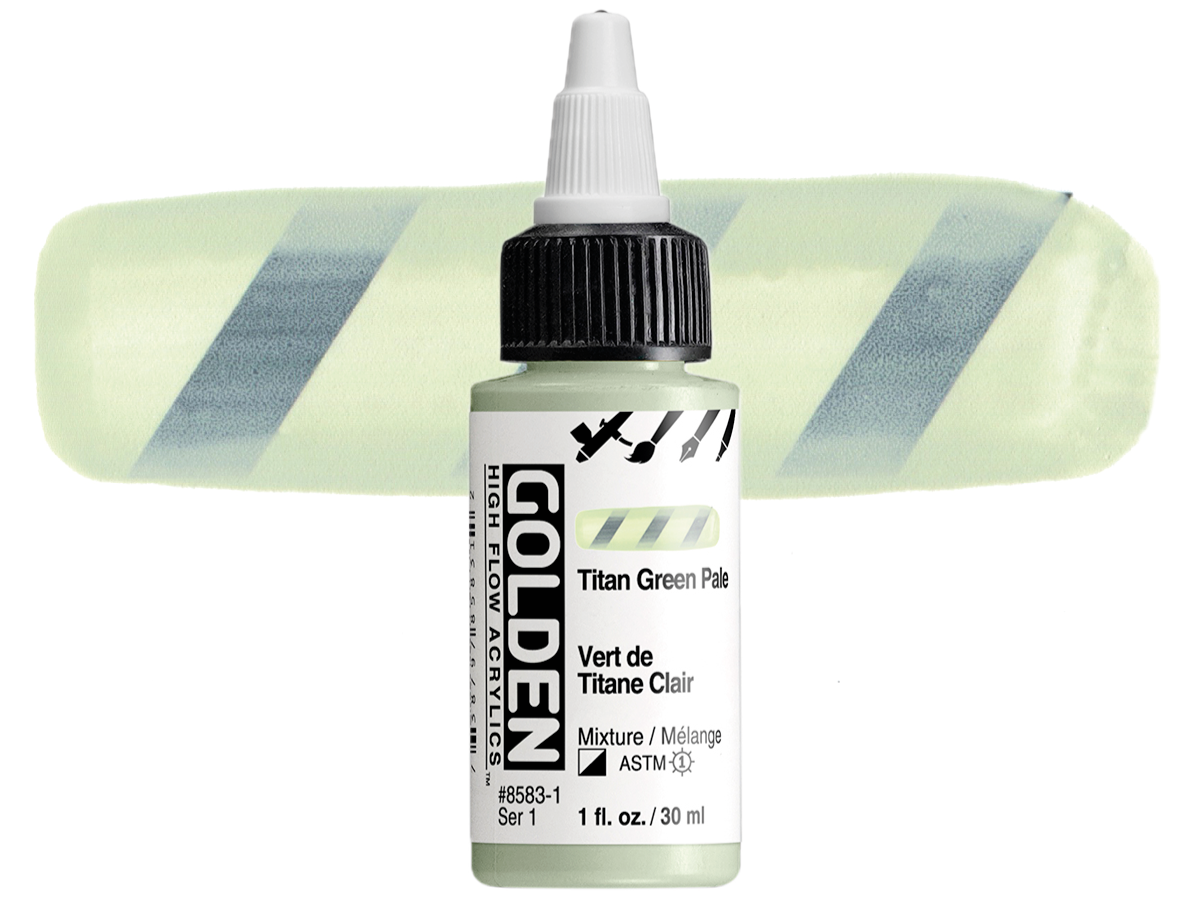 GOLDEN HIGH FLOW ACRYL 30ML S1 TITAN GREEN PALE 1