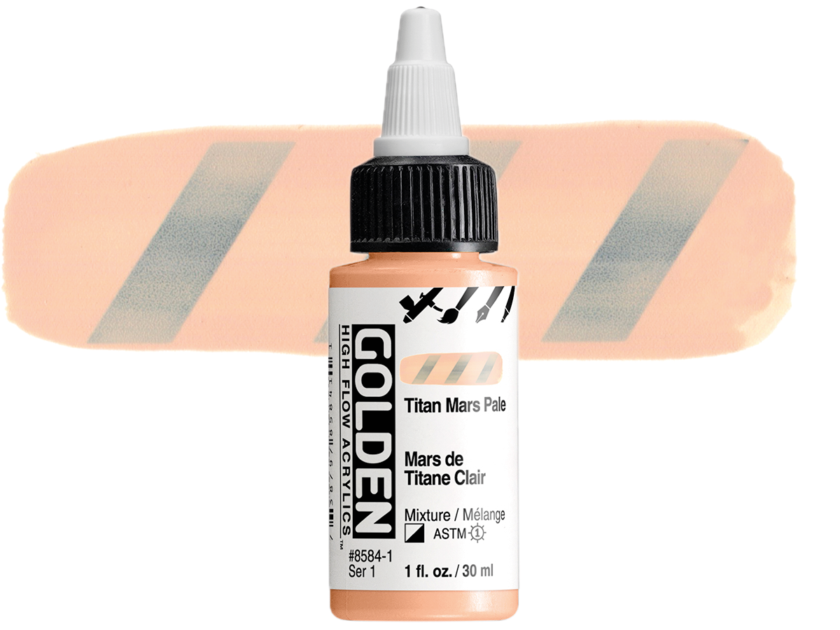 GOLDEN HIGH FLOW ACRYL 30ML S1 TITAN MARS PALE 1
